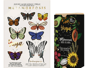 Yuya - Máscara 10 aceites + Sombras Metamorfósis (18 colores) 