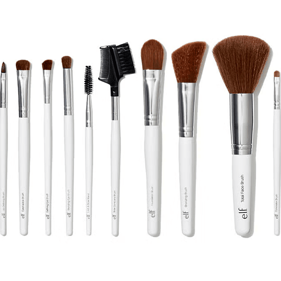 E.L.F Set profesional de 12 brochas de maquillaje 1