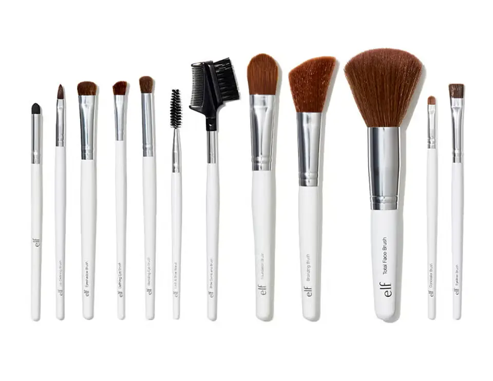 E.L.F Set profesional de 12 brochas de maquillaje 1