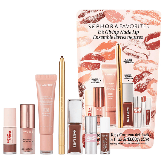 It's Giving Nude Lip Makeup Value Set 1