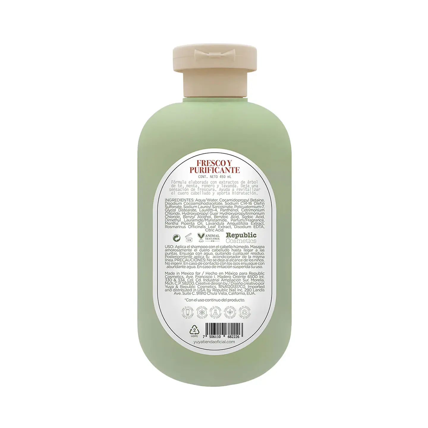 Shampoo “Fresco y Purificante