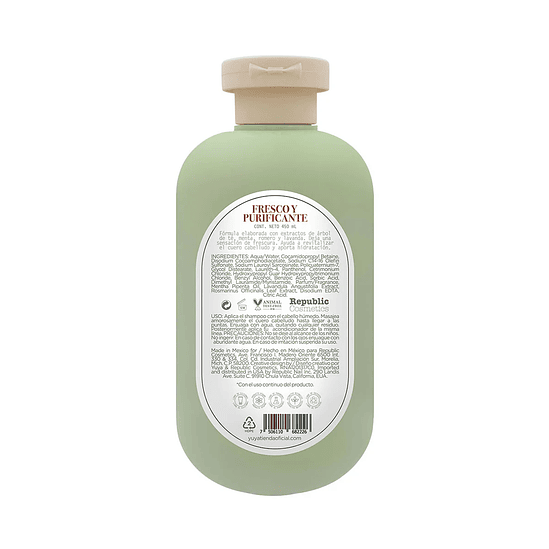 Shampoo “Fresco y Purificante