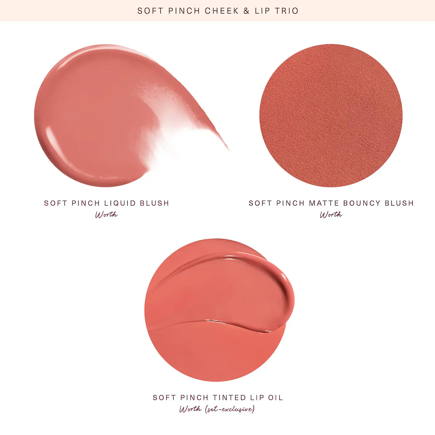 Soft Pinch Cheek & Lip Trio Makeup Gift Set 2
