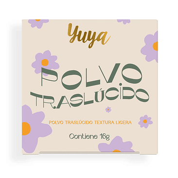 Yuya - Polvo traslúcido textura sedosa con ingredientes naturales 1