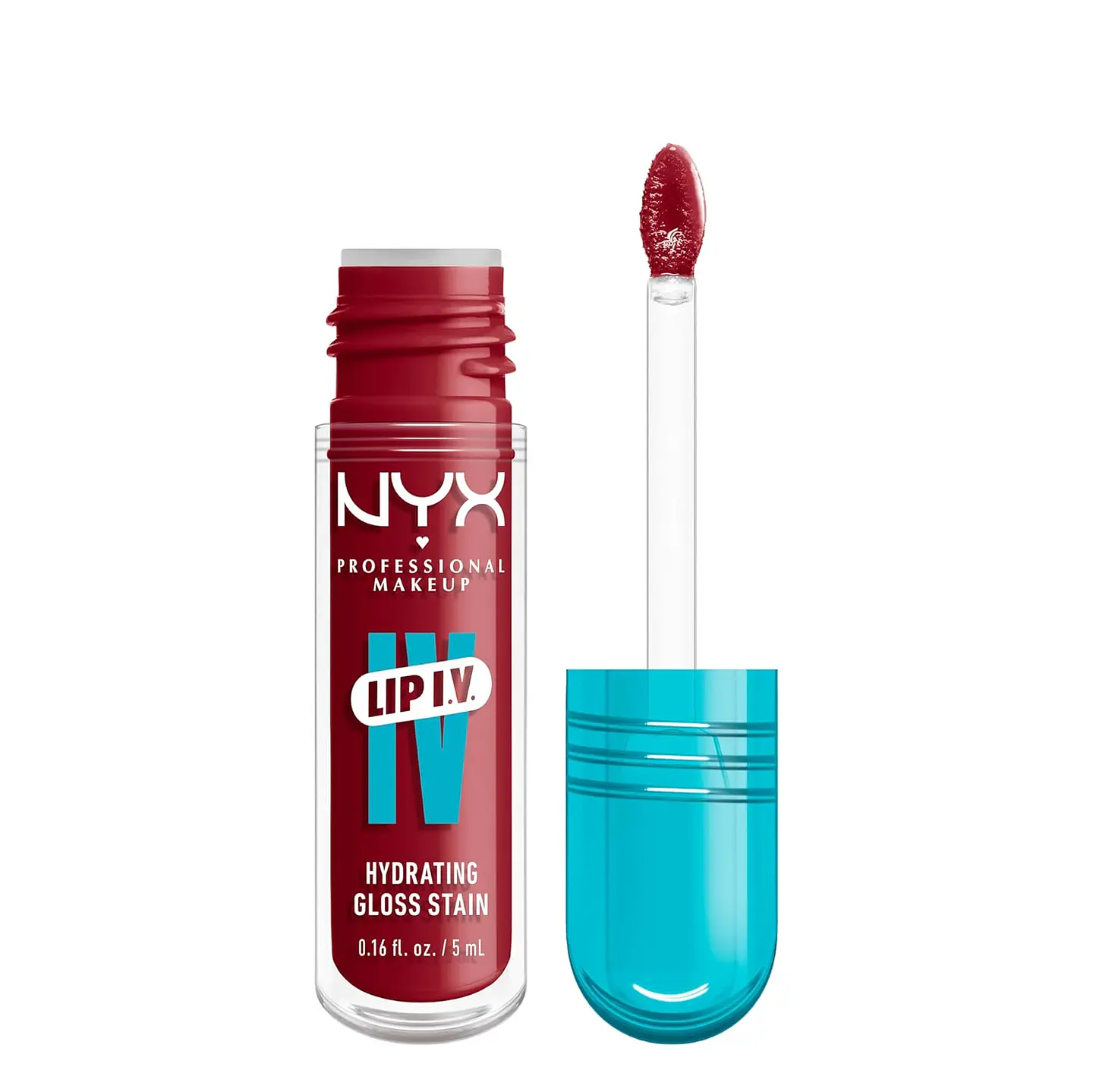 NYX Professional Makeup Lip IV Hydrating Gloss Stain, Berry Thirsty 1