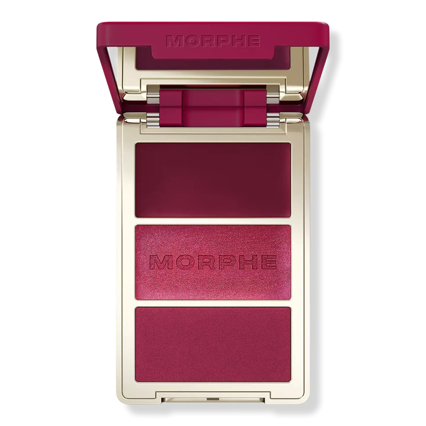 Morphe - Cheek Thrills Multi-Finish Face Trio - WINE & DINE 1