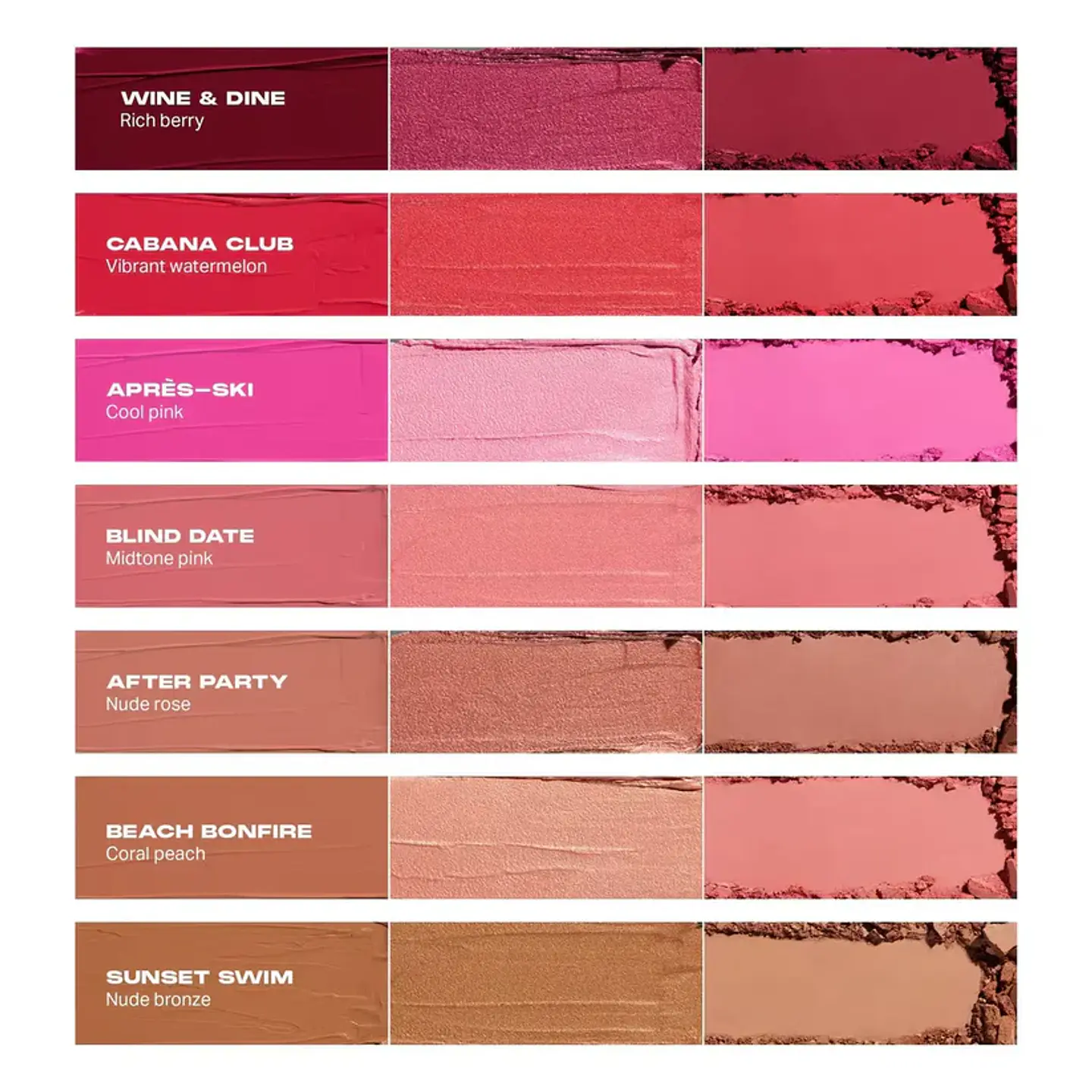 Morphe - Cheek Thrills Multi-Finish Face Trio - WINE & DINE 4
