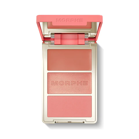 Morphe - Cheek Thrills Multi-Finish Face Trio- BEACH BONFIRE