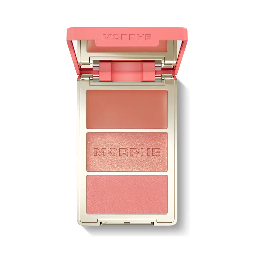 Morphe - Cheek Thrills Multi-Finish Face Trio- BEACH BONFIRE 1