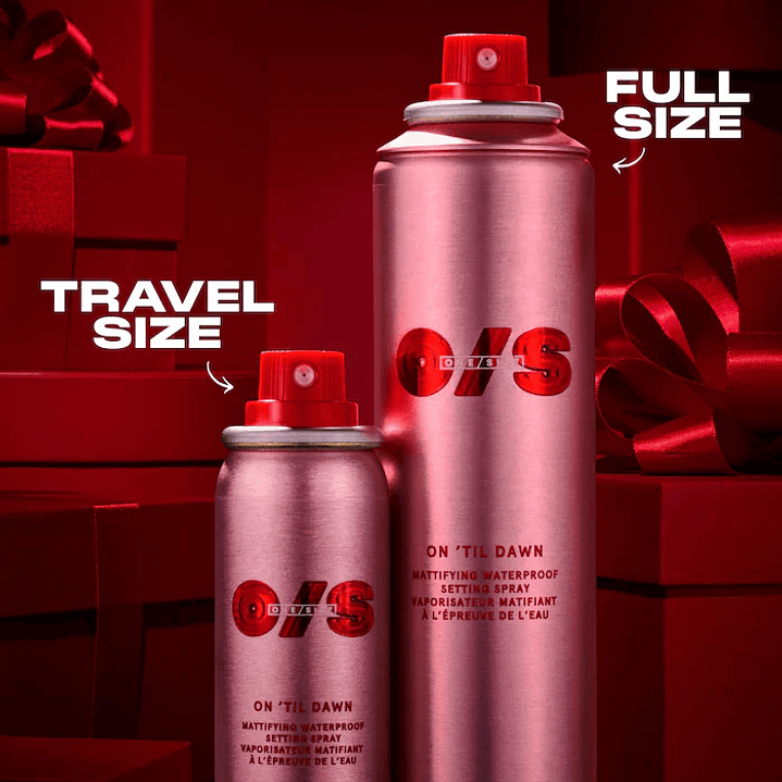 ONE/SIZE On 'Til Dawn Mattifying Waterproof Setting Spray Big & Bitty Duo  2