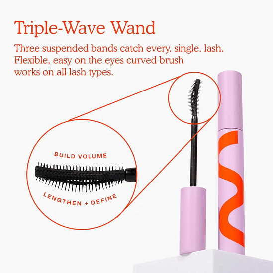 MINI Beauty MakeWaves Lengthening + Volumizing Mascara 2