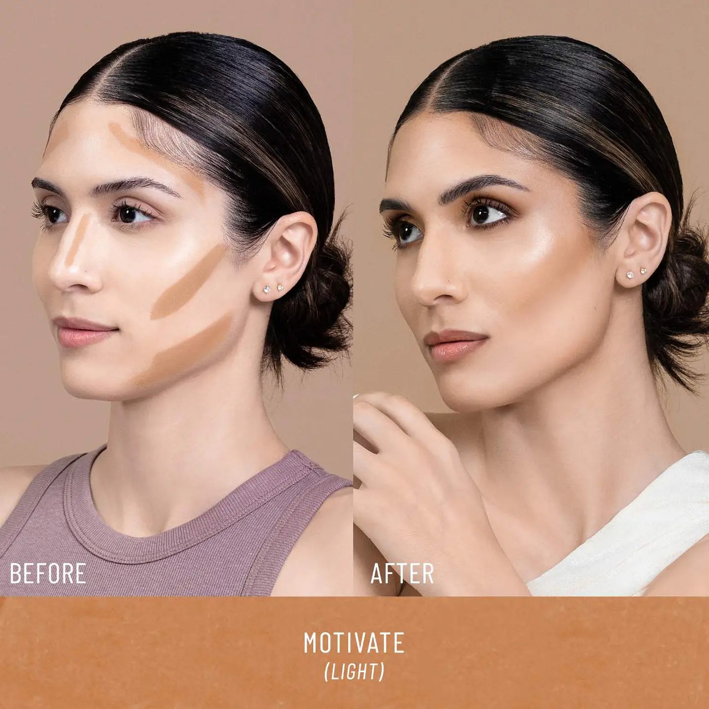 No Limits Cream Bronzer and Contour Stick- Motivate  2