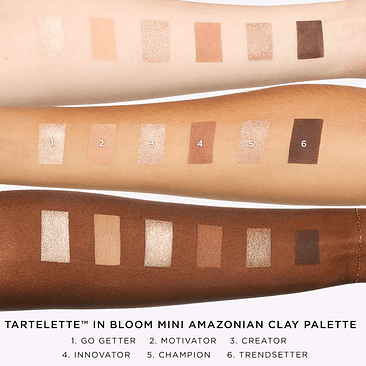 mini tartelette™ in bloom Amazonian clay neutral eyeshadow palette 3
