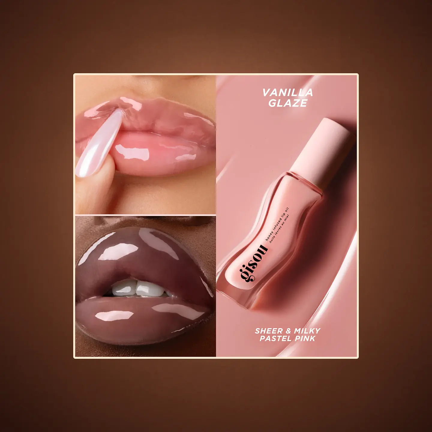 Honey Infused Lip Oil - Vanilla Glaze 3