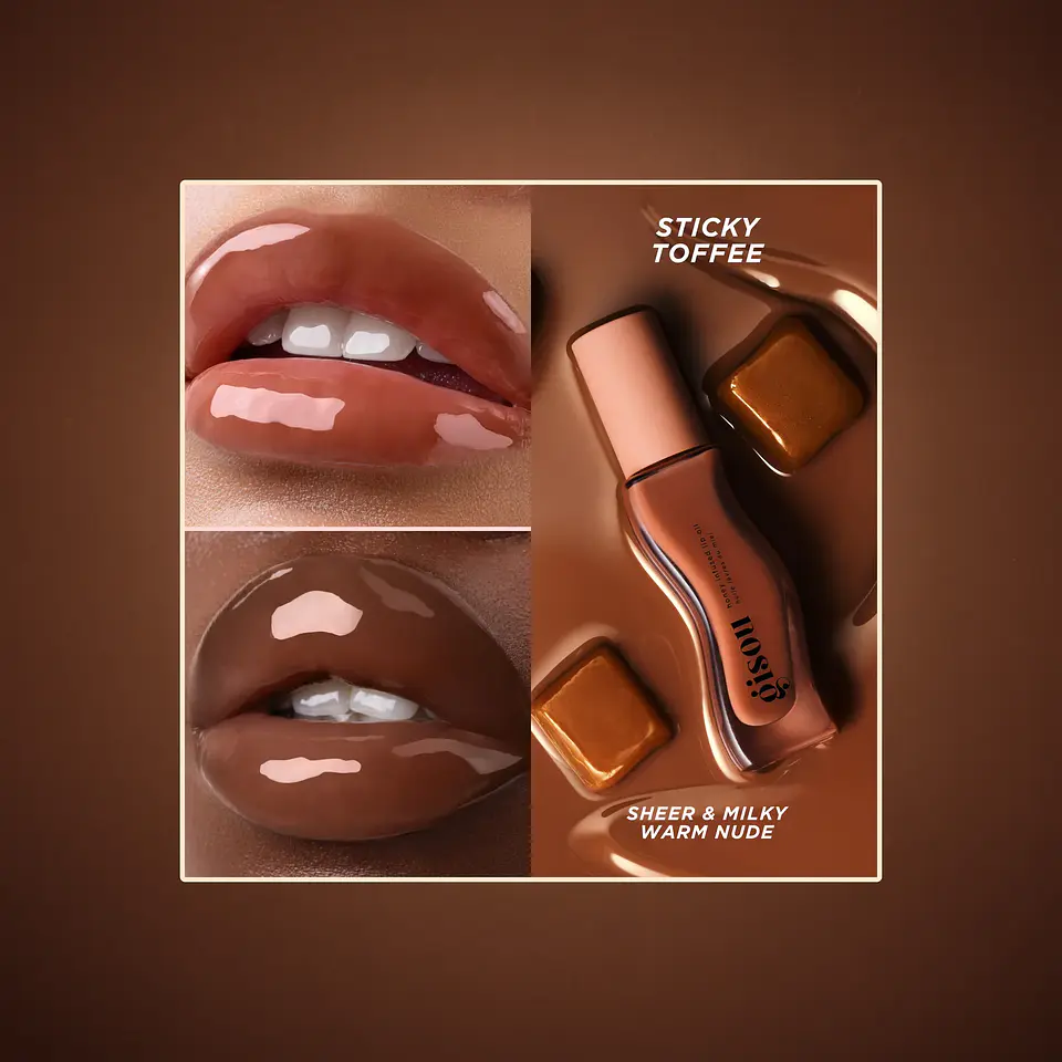 Honey Infused Lip Oil - Sticky Toffee 4