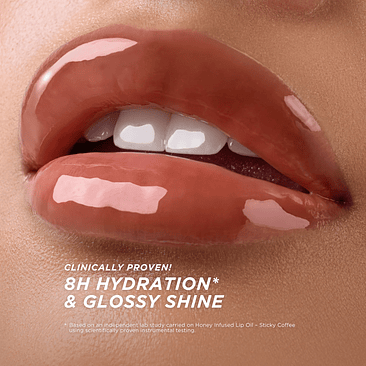 Honey Infused Lip Oil - Sticky Toffee 2