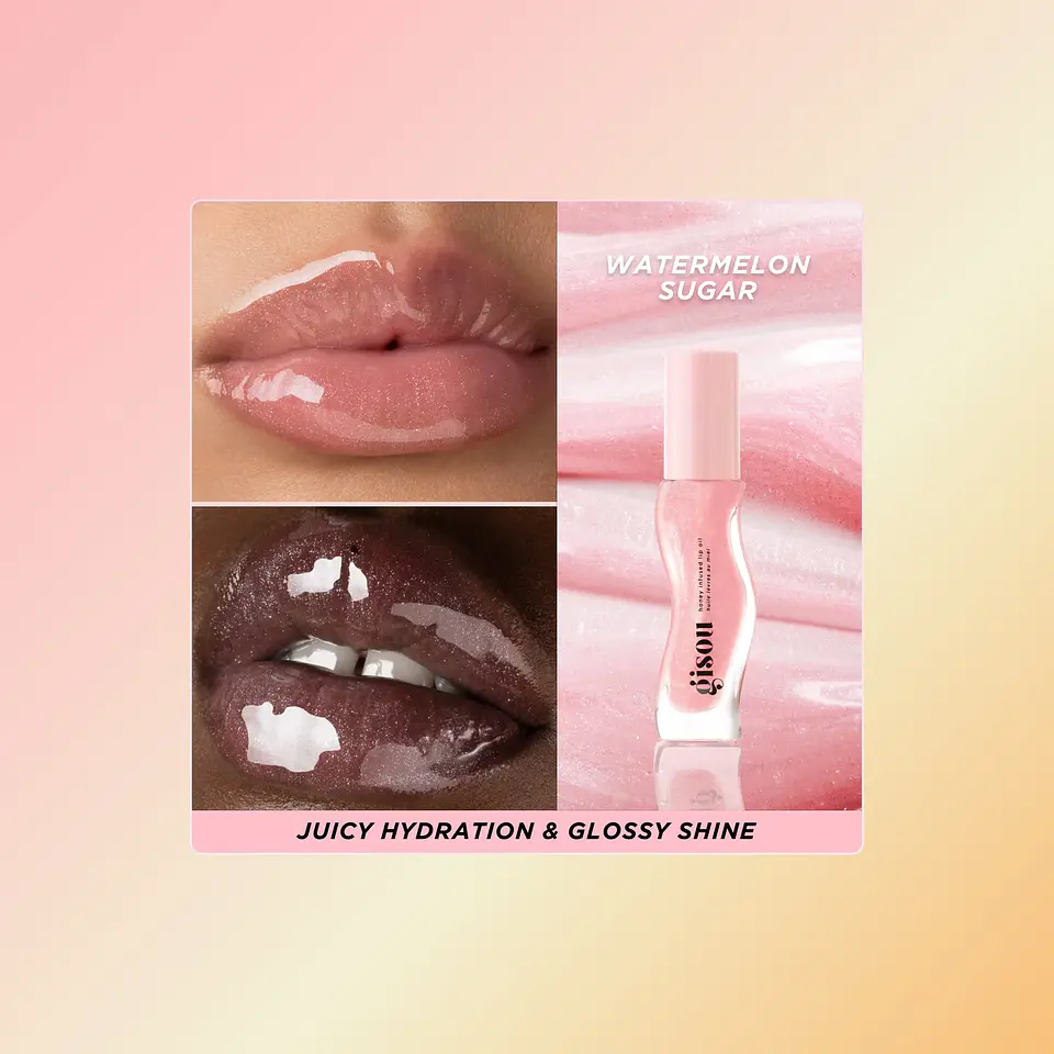 Honey Infused Lip Oil - Watermelon Sugar 2