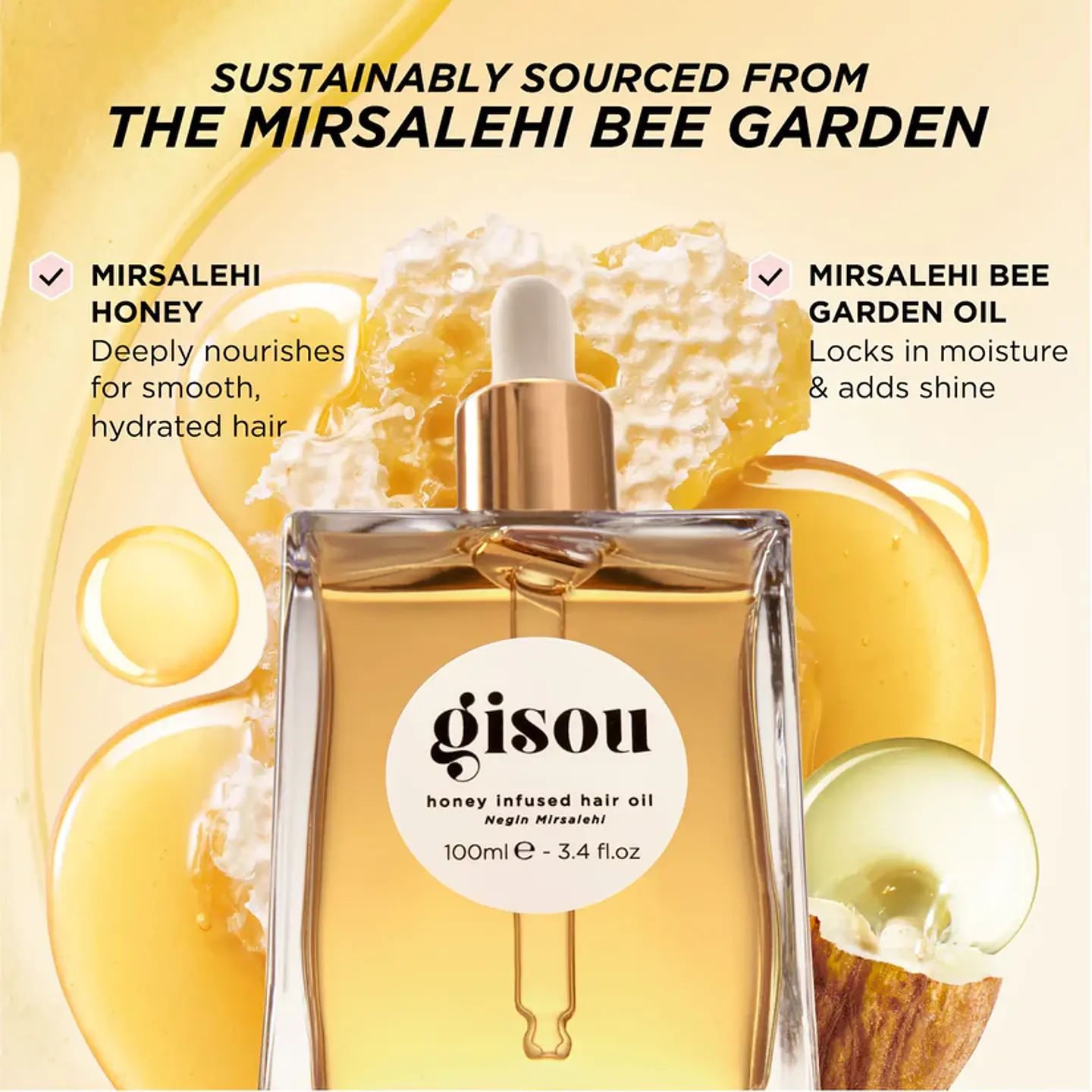 Gisou - Honey Infused Hair Oill  3