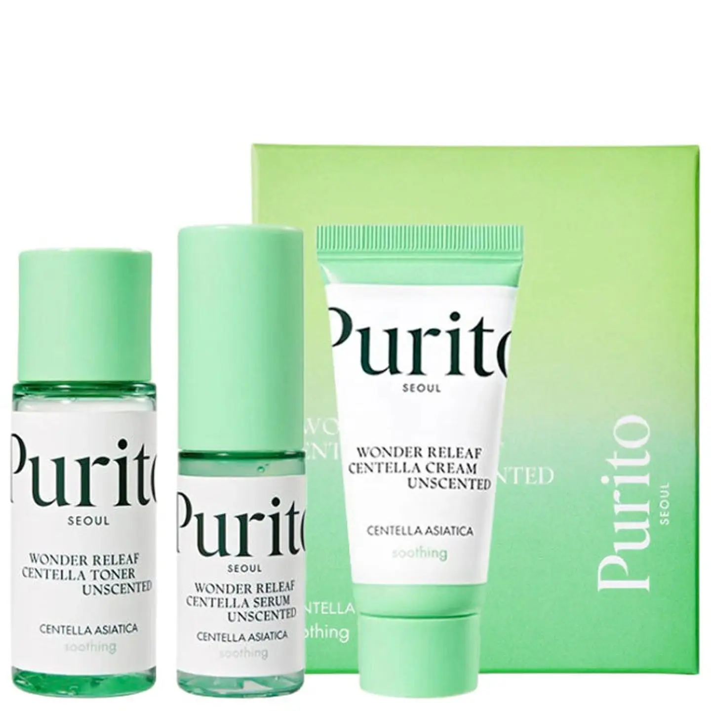 PURITO SEOUL - Wonder Releaf Centella Mini Kit Unscented 1
