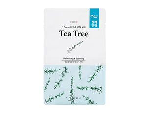 Mascarilla con esencia de extracto de árbol de té