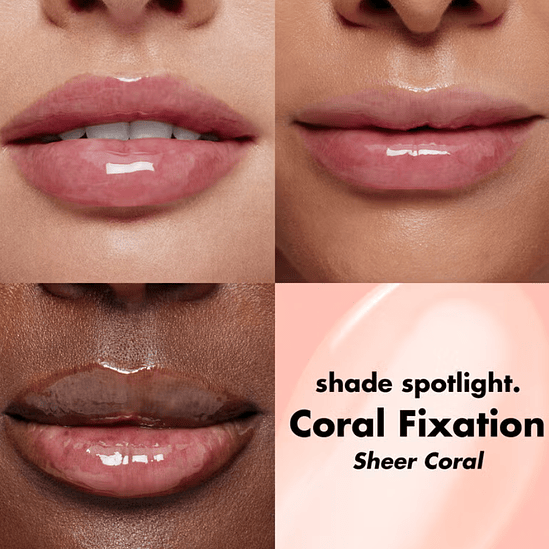 Glow Reviver Lip Oil- Coral Fixation  3