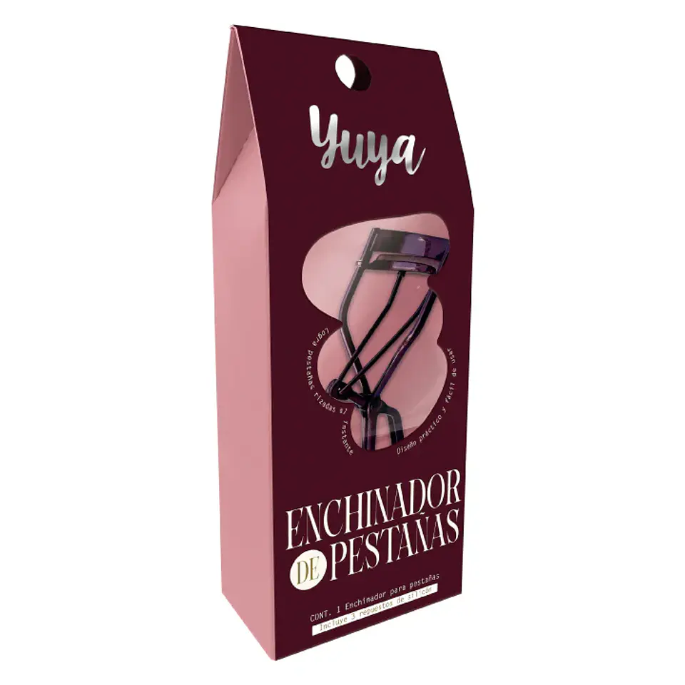 Enchinador de pestañas borgoña - YUYA 3