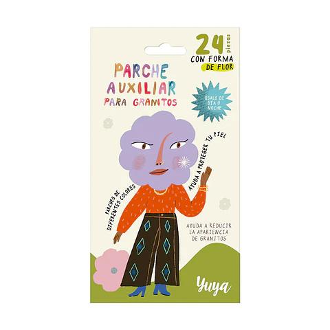 Yuya Parches Auxiliares para Granitos "Flor" 24 pzas