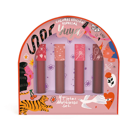 Yuya - Set de 4 tintas  3