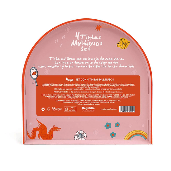 Yuya - Set de 4 tintas  4