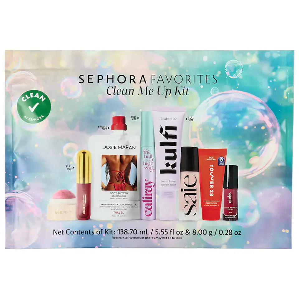 Sephora Favorites - Clean Me Up Kit Makeup Value Set 6