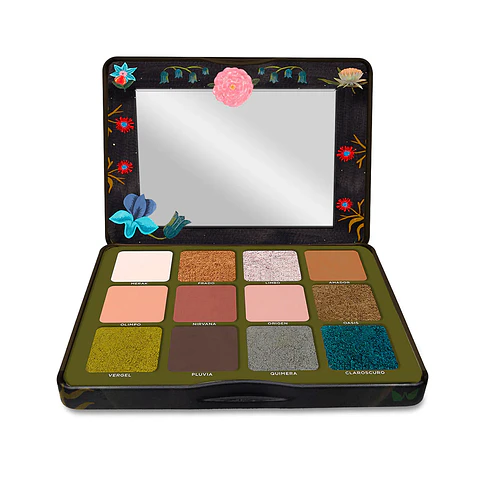 Yuya - Set de 12 tonos de sombras para ojos, Edén, 24g