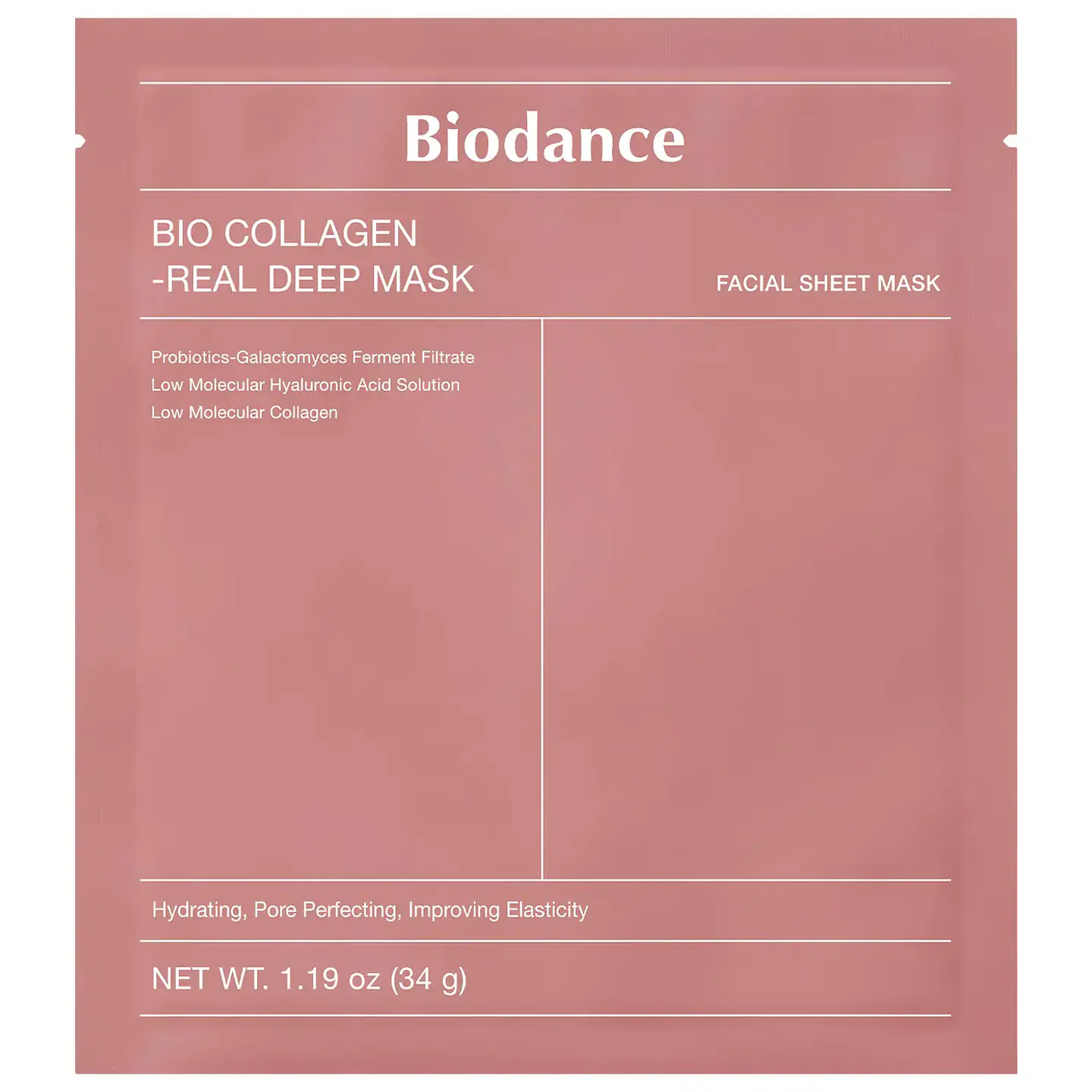 Bio Collagen Real Deep Mask for Pore Minimizing & Firming Care * 1 mask 1