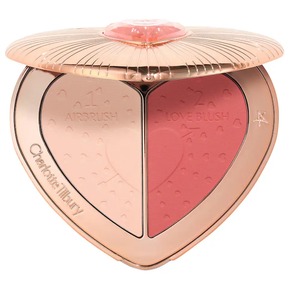 Charlotte Tilbury - Pillow Talk Beauty Soulmates Airbrush Flawless Finish Brightening and Blush Powder Palette 1