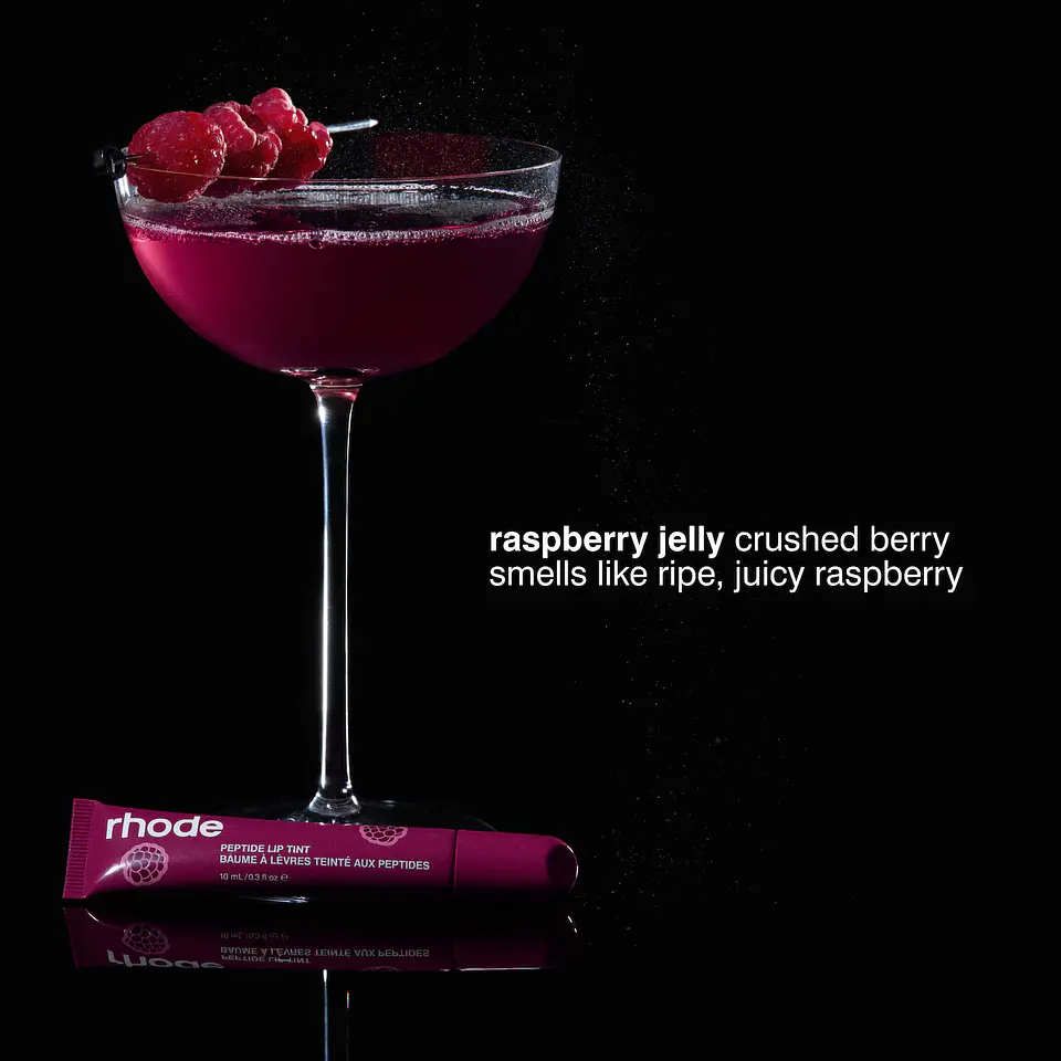 Rhode - Scented Peptide Lip Tint-  raspberry jelly 4