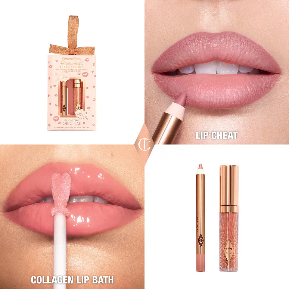 Mini Pillow Talk Glossy Lip Duos- Original 2