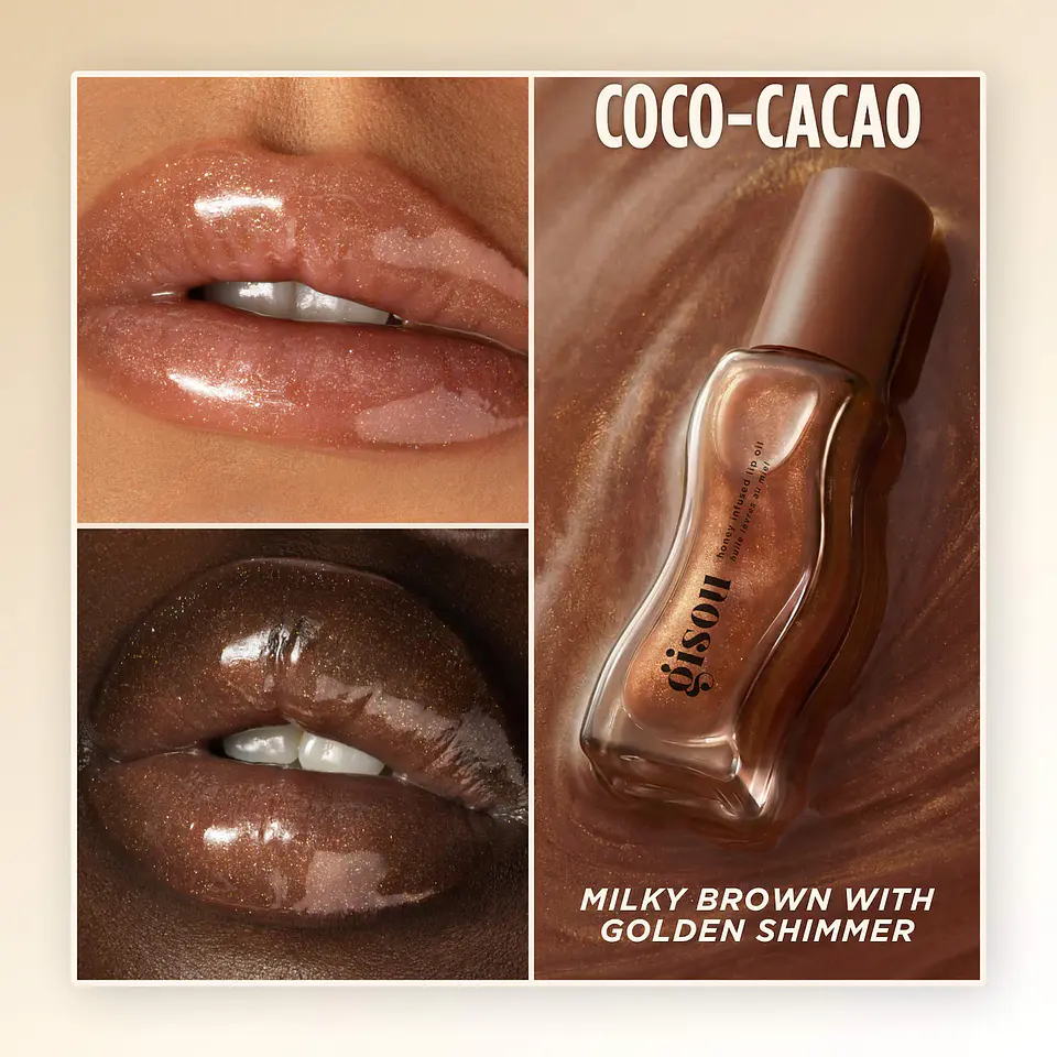 Honey Infused Hydrating Lip Oil- Coco Cacao 2