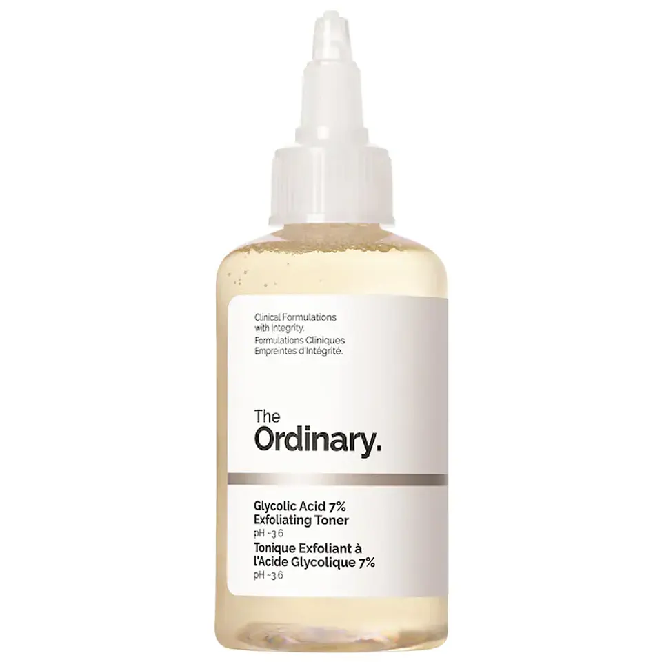 The Ordinary - MINI Tónico Solution Glycolic Acid 7% Exfoliating and Brightening Daily Toner 100ml 1