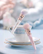 Bunny Garden Angled Blush Brush -  Pearl Pink - Miniatura 3