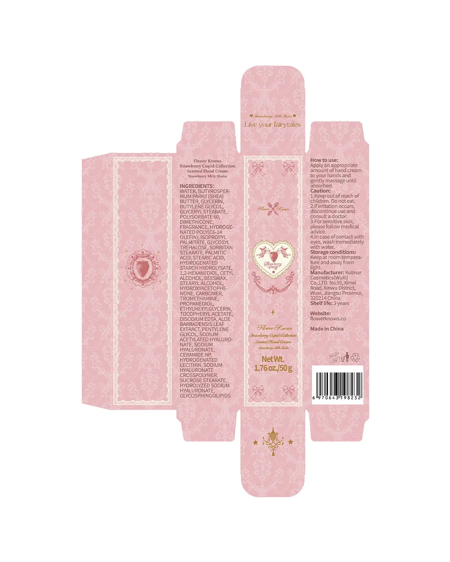 Strawberry Cupid Scented Hand Cream 5