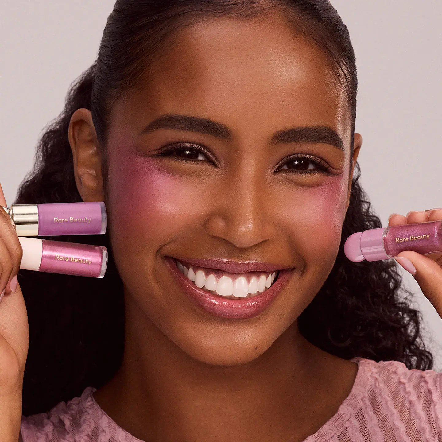 Set de regalo de maquillaje Mini Cheek and Lip Trio de Violet Faves 5