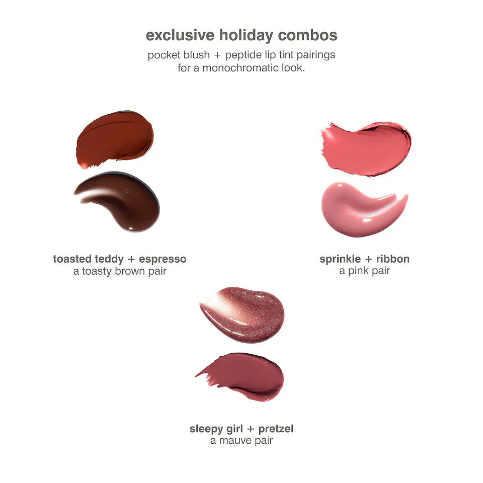 Pocket Pair Limited Edition Lip + Cheek Set - sleepy girl + pretzel  2