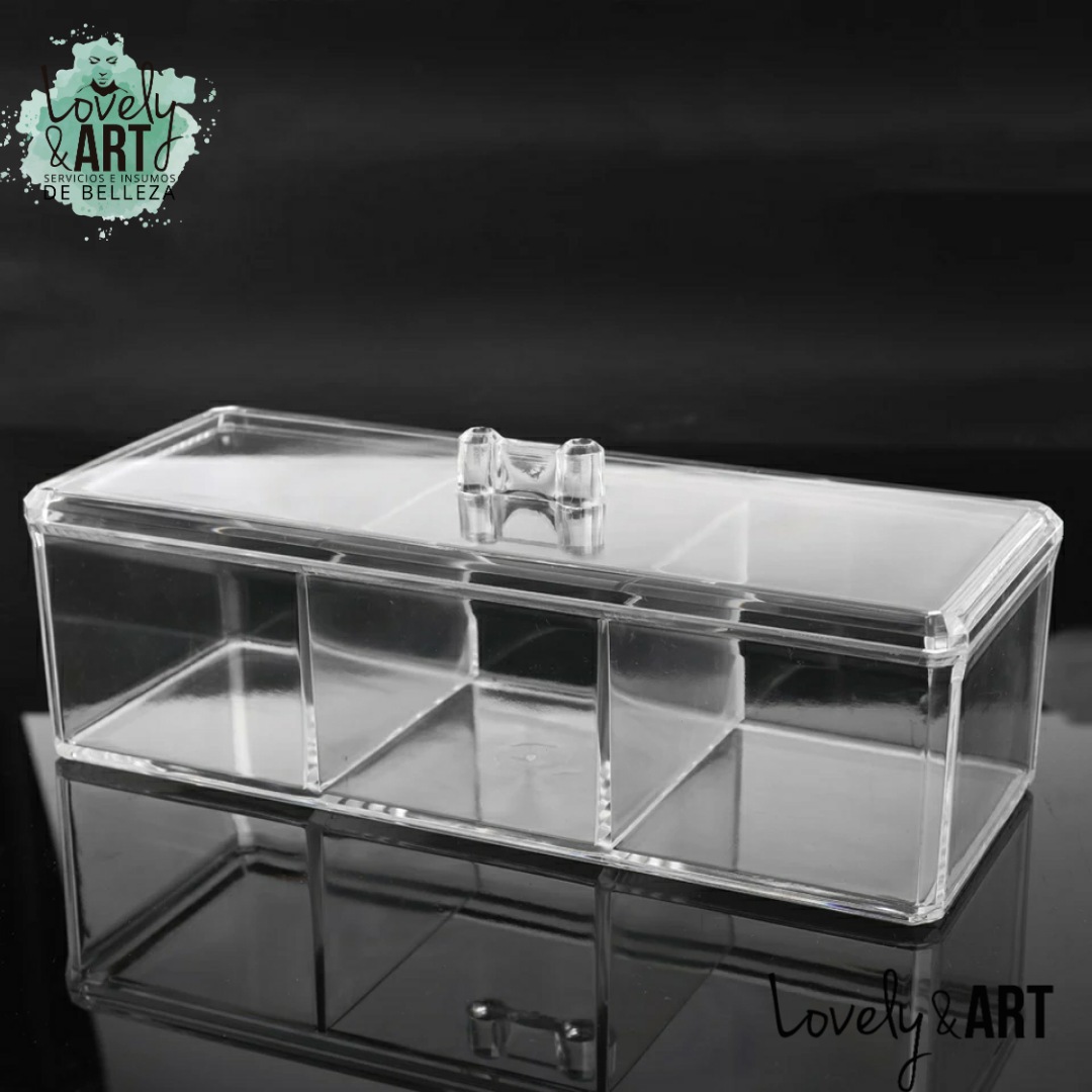 Caja Acrilica Con Divisiones
