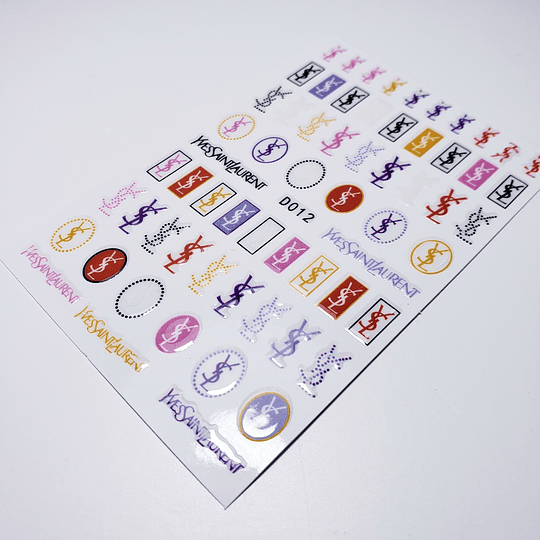 Sticker Marca YSL (D012)