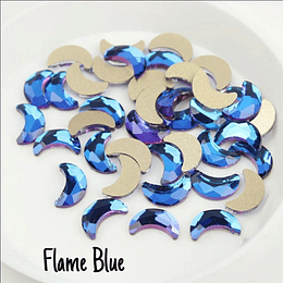 Lunas 5x8mm Flame Blue (10 piezas) 