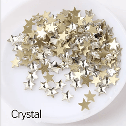 Estrellas 5mm Cristal (10 piezas)