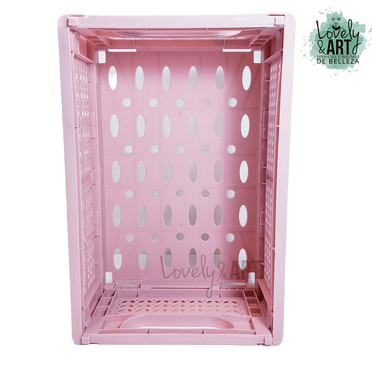 Caja Organizadora Plegable Rosa