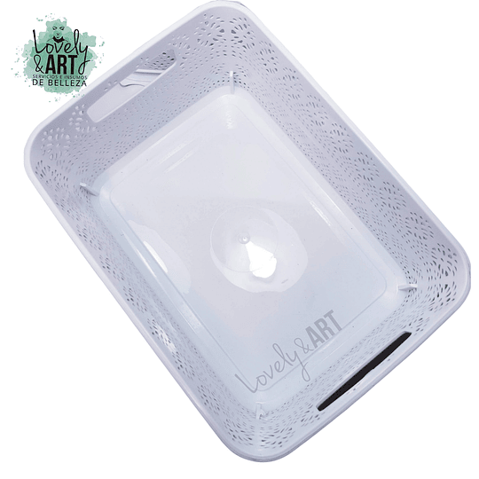 Caja Organizadora Con Tapa Blanca