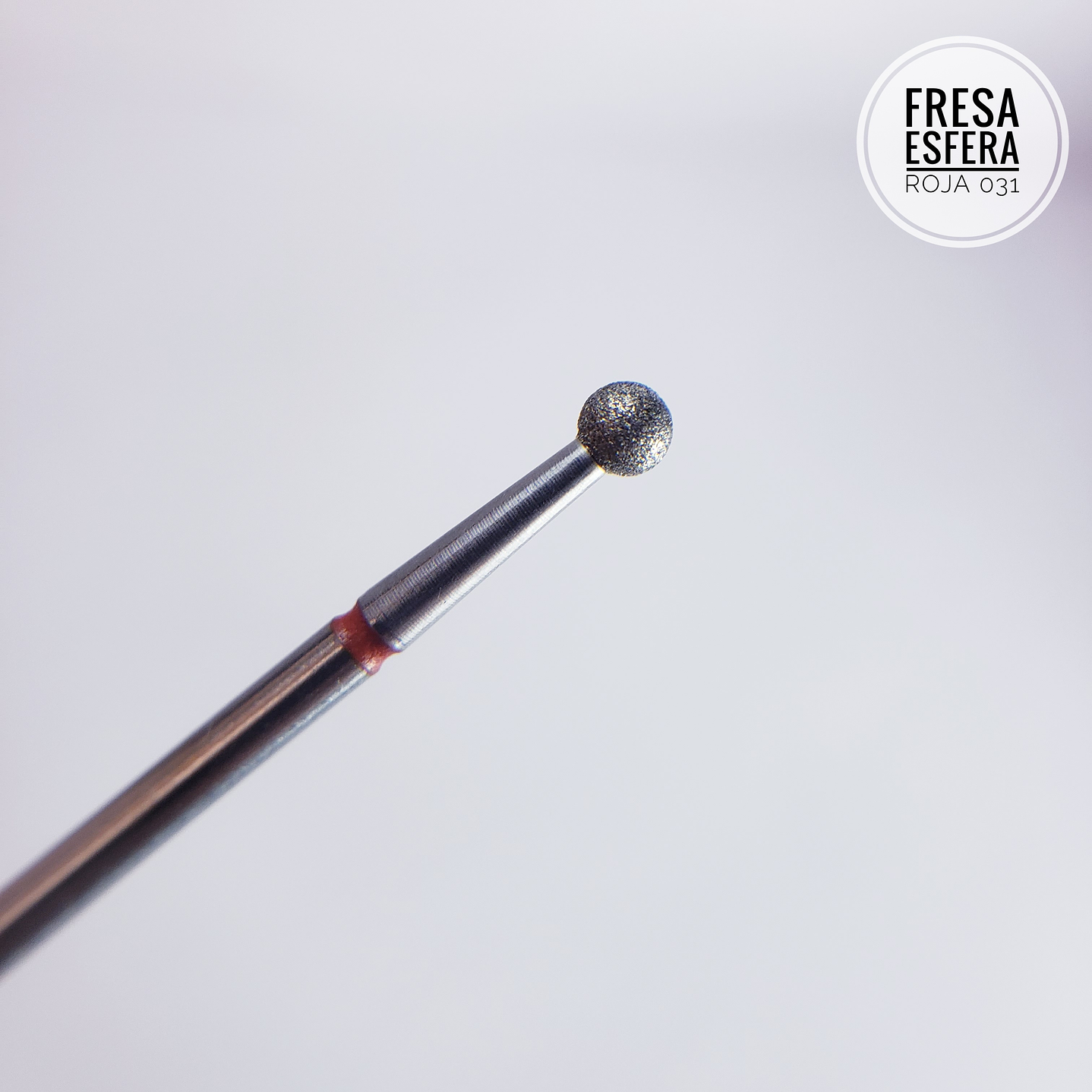 Fresa Esfera Roja 031 (IQnails, Polonia) 1