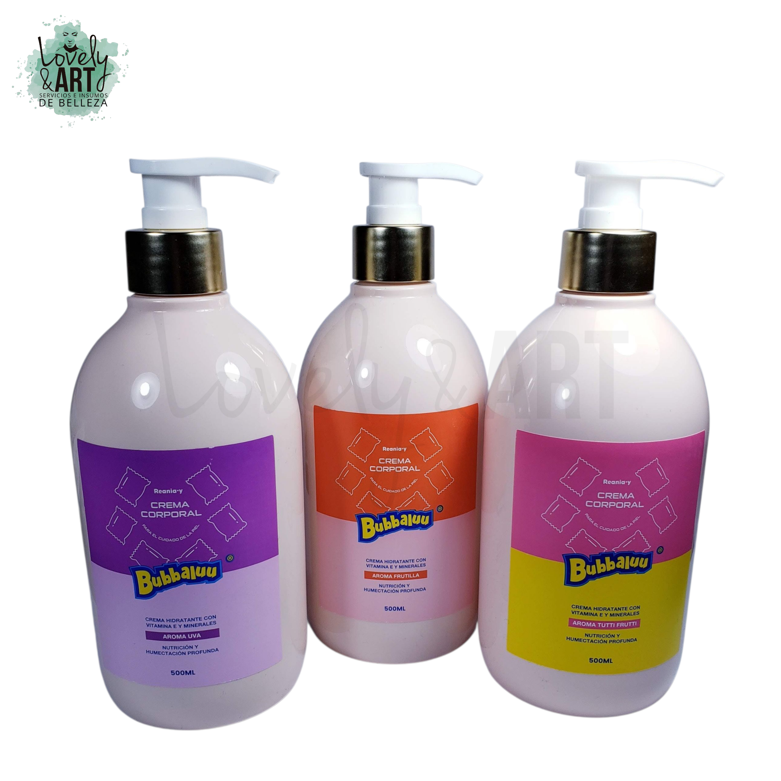 3 Cremas Bubbaluu