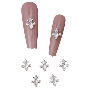 Dijes Plateados 10 unidades #Z